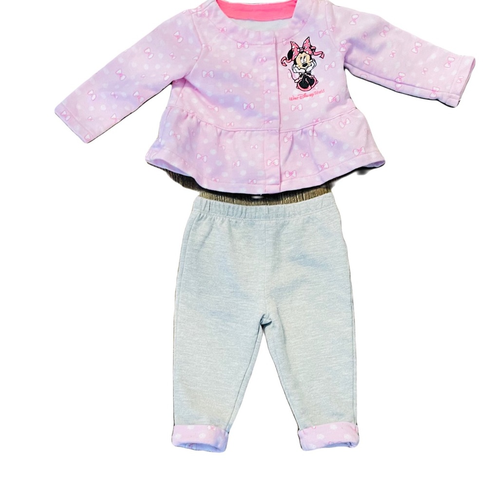Walt Disney Parks Minnie Mouse 2 piece outfit 3 months